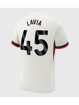 Billige Chelsea Romeo Lavia #45 Bortedrakt 2025-26 Kortermet